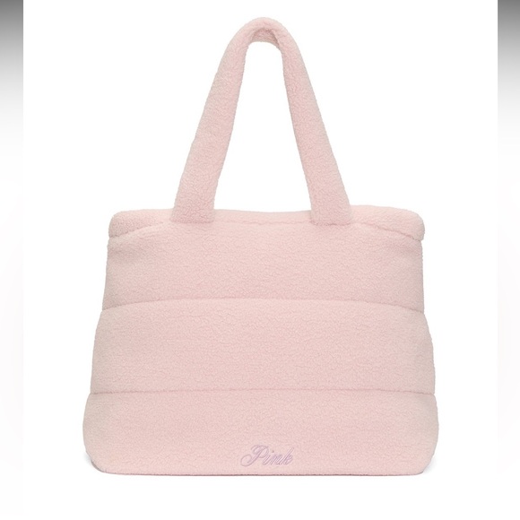 PINK Victoria's Secret Handbags - ✨NWT Victoria Secret PINK Cozy Plush Tote